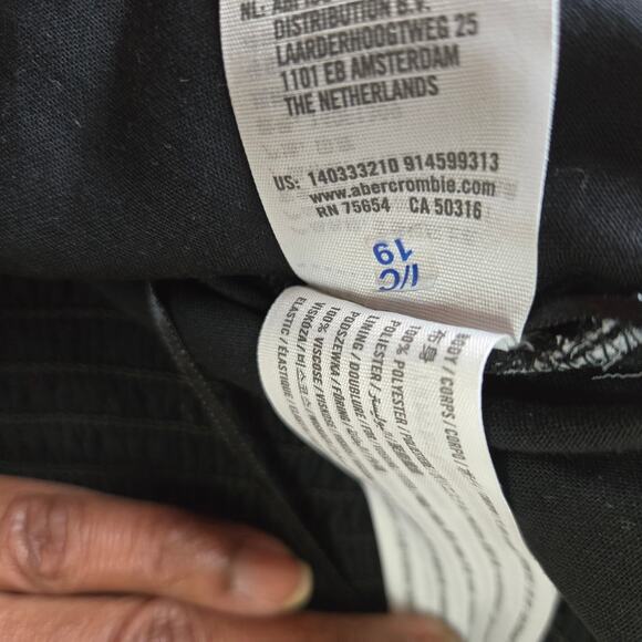 Abercrombie & Fitch Womens Cottage Boho Romantic Floral Ruched Puff Sleeve Top - Picture 9 of 12